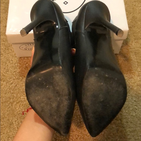 Steve Madden Devil Black Leat Boots - Picture 5 of 5